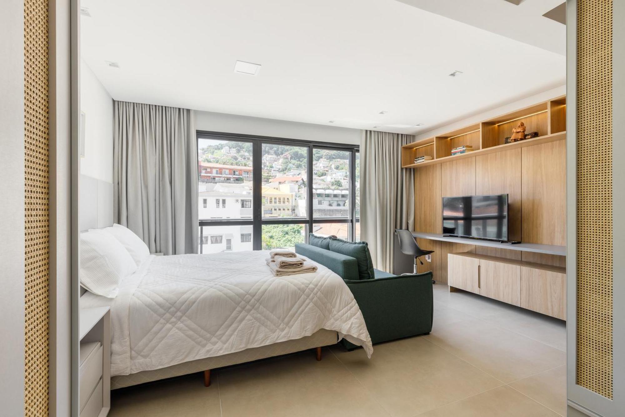 Zee Studios A 200M Da Beira-Mar Norte Florianópolis Pokój zdjęcie